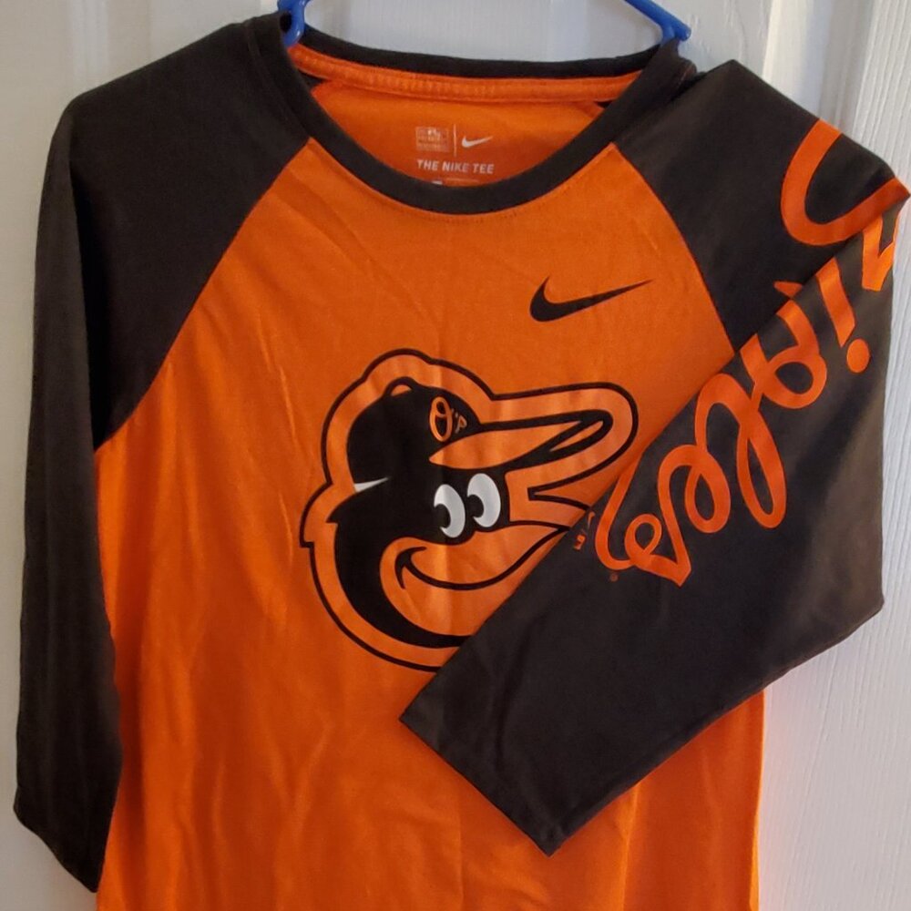 Baltimore Orioles Nike Women's 3/4 Sleeve Raglan T-shirt